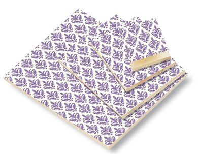 Rossi, notes ozdobny A5, gładki, 50 kartek, fiolet, 1 szt.