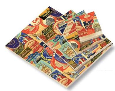 Rossi, notes ozdobny A5, gładki, 50 kartek, znaczki, 1 szt.