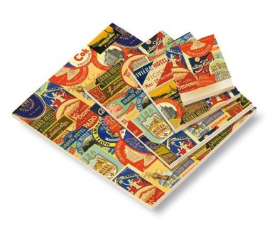 Rossi, notes ozdobny A6, gładki, 50 kartek, znaczki, 1 szt.