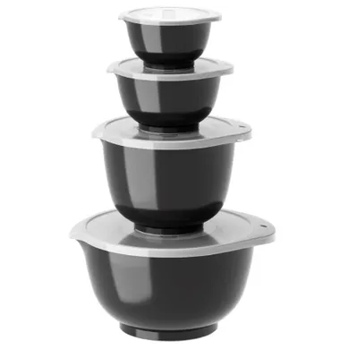 Rosti, New Margarethe, zestaw misek, czarne, 8 elementów, 29964