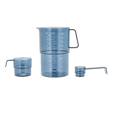 Rosti, zestaw 3 miarek, mensura, niebieskie, 25893