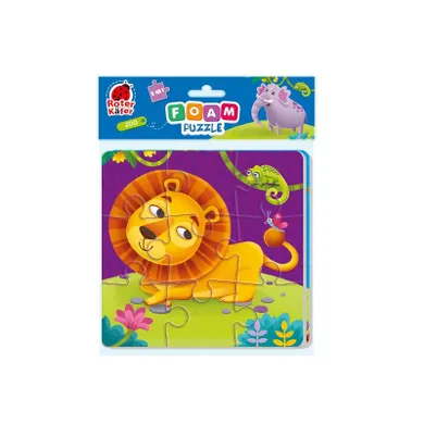 Roter Kafer, ZOO, puzzle piankowe 2w1, 9 i 16 elementów