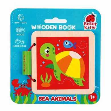 Roter Kafer, Zwierzęta morskie, drewniana książeczka edukacyjna