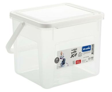 Rotho, pojemnik na detergenty, biały, 3 kg, 4.5l