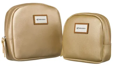 Rovicky, zestaw dwóch kosmetyczek damskich ze skóry ekologicznej