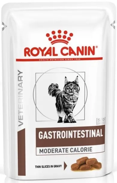 Royal Canin, Vet Gastro Intestinal Moderate Calorie, saszetka dla kota, 85g