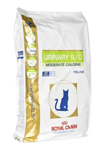 Royal Canin, Veterinary Diet, Urinary S/O Moderate Calorie, karma sucha dla kota, 7 kg