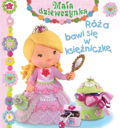 Róża bawi się w księżniczkę. Mała dziewczynka