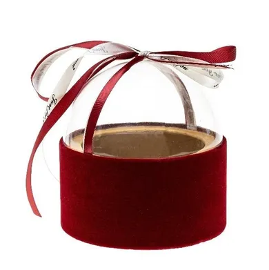 Rozette, Flower Box, pudełko, z kokardą, czerwony