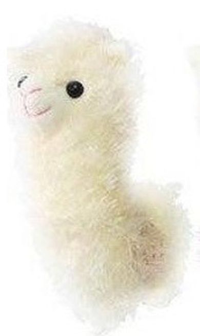 Rozette, pluszowa Lama, maskotka biała, 35 cm