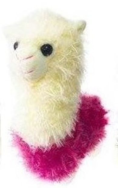 Rozette, pluszowa Lama, maskotka, różowa, 45 cm