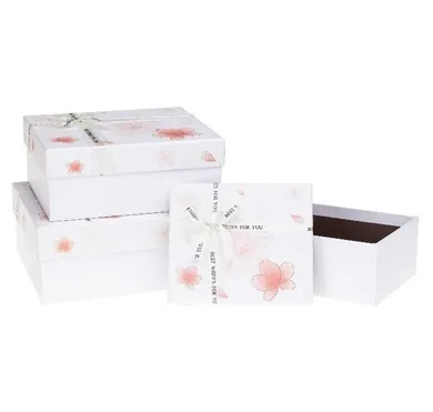 Rozette, pudełko prezentowe, z kokardą, 3 szt.