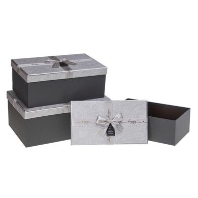 Rozette, pudełko prezentowe, z kokardą, 3 szt.