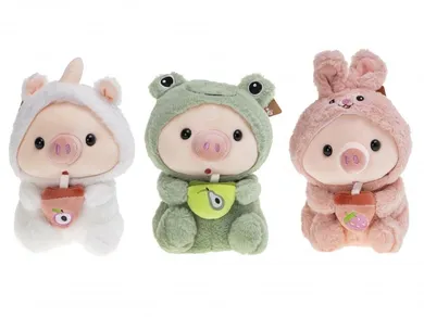 Rozette, świnka w czapeczce, maskotka, 23 cm, 1 szt.