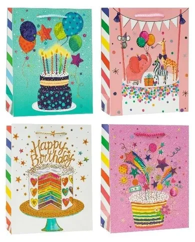 Rozette, torebka prezentowa, 18-24-8 cm, 1 szt.