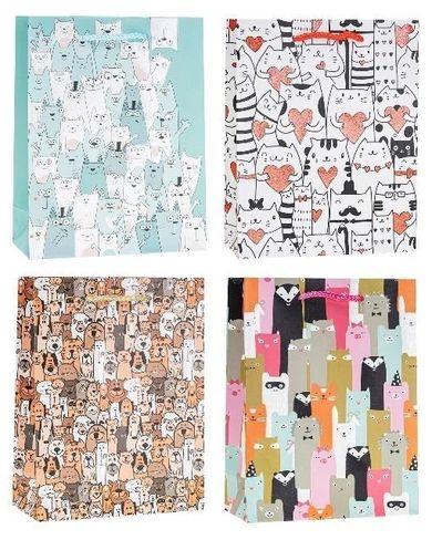 Rozette, torebka prezentowa, dziecięca, brokatowa, 18-23-8 cm, 1 szt.