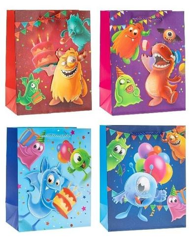 Rozette, torebka prezentowa, dziecięca, pop up 3D, 18-23-8 cm, 1 szt.