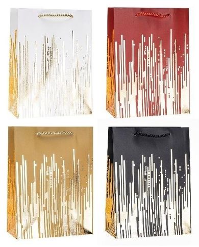 Rozette, torebka prezentowa, hot stamp, 26-32-10 cm, 1 szt.