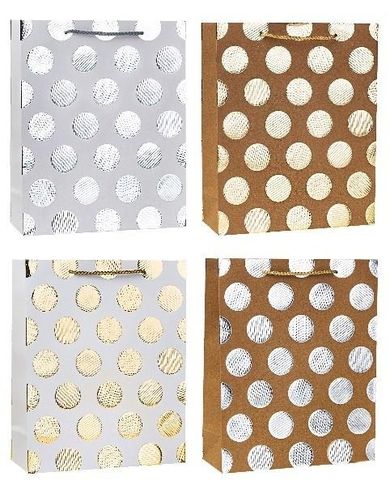 Rozette, torebka prezentowa, hot stamp, 26-32-10 cm, 1 szt.