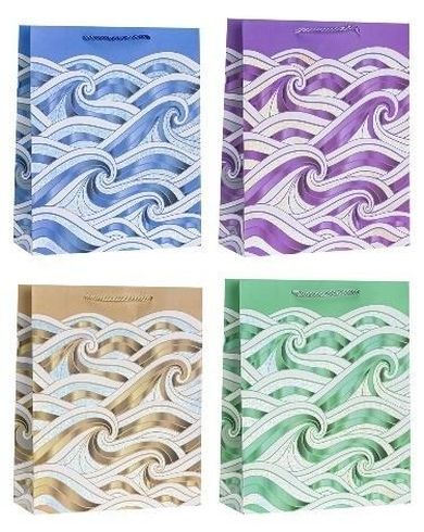 Rozette, torebka prezentowa, hot stamp, 26-32-10 cm, 1 szt.