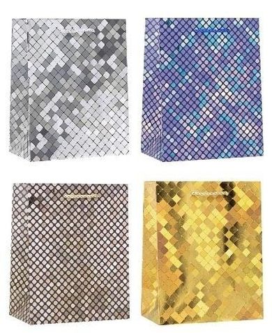 Rozette, torebka prezentowa, hot stamp, 26-32-10 cm, 1 szt.