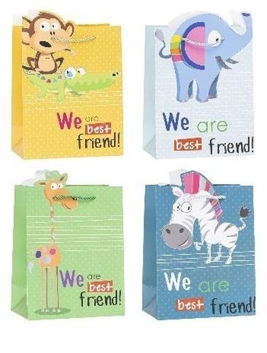 Rozette, torebka prezentowa, hot stamp, 26-32-10 cm, 1 szt.