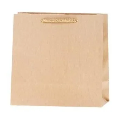 Rozette, torebka prezentowa, kwadrat, kraft, 16-16-8 cm