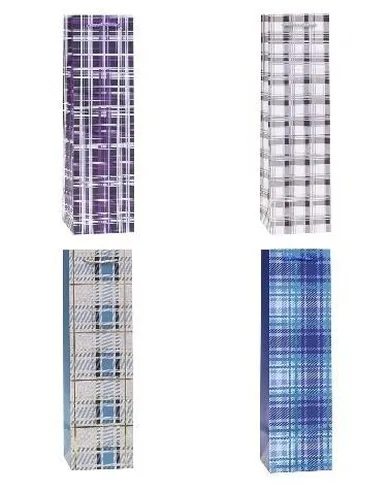 Rozette, torebka prezentowa na butelkę, 11-38-11 cm, 1 szt.