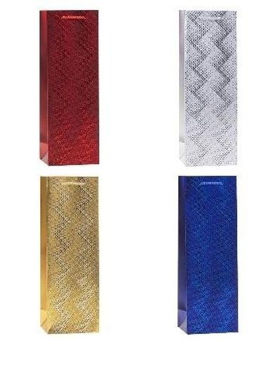 Rozette, torebka prezentowa na butelkę, 12-36-9 cm, 1 szt.