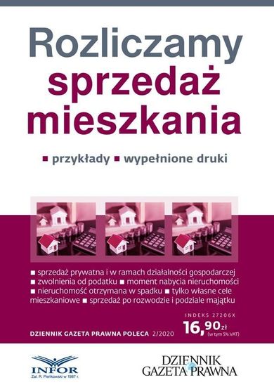 Rozliczamy sprzedaż mieszkania. Przykłady. Wypełnione druki