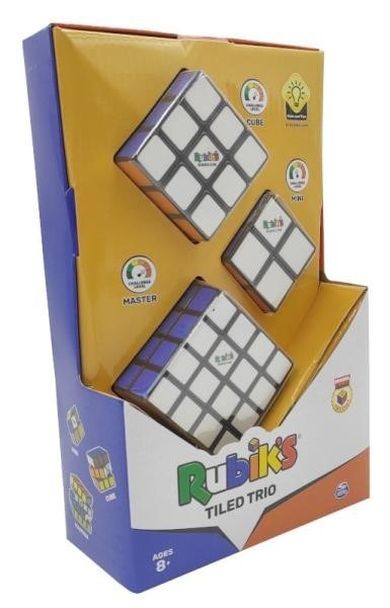 Rubik's, Tiled Trio, kostka Rubika, 3 szt.