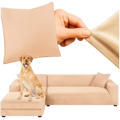 Ruhhy, pokrowiec na kanapę, beżowy, 145-185 cm