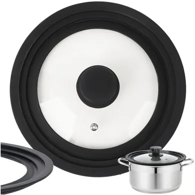 Ruhhy, pokrywka silikonowa, 3w1, 18/20/22 cm, 25563