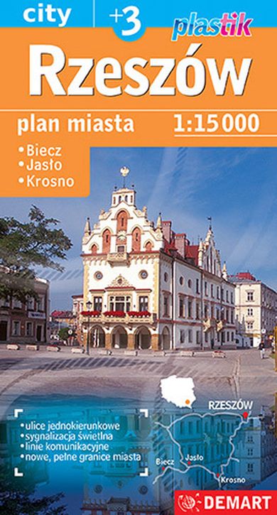 Rzeszów 1:15 000 plan miasta