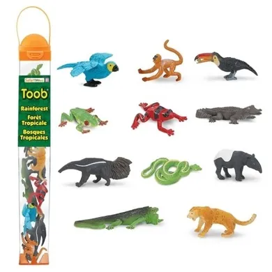 Safari Ltd, Toob, zestaw figurek, zwierzęta lasów deszczowych