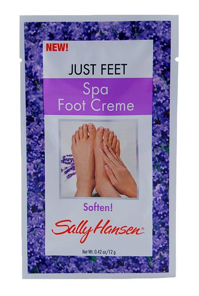 Sally Hansen, Just Feet SPA, Pielęgnacyjny krem do stóp w saszetce, 12 g