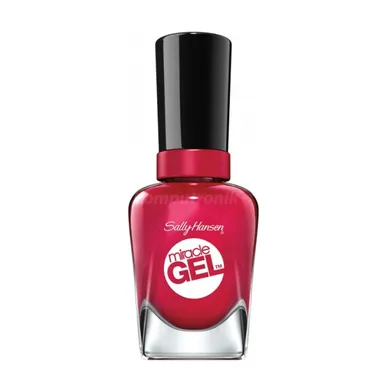 Sally Hansen, Miracle Gel, lakier do paznokci, 555 Gelbordeaux Glow, 14,7 ml