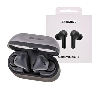 Samsung, Galaxy Buds3 FE R420, słuchawki bezprzewodowe, czarne