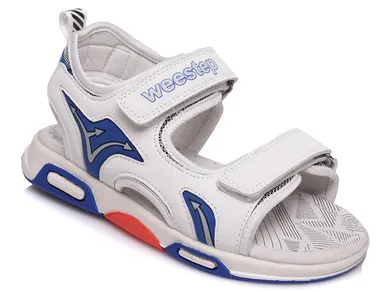Sandały chłopięce, białe, Weestep