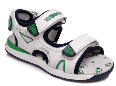 Sandały chłopięce, białe, Weestep