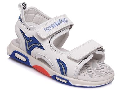 Sandały chłopięce, białe, Weestep