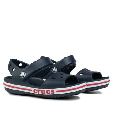 Sandały chłopięce, granatowe, Crocs Byaband