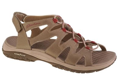 Sandały damskie, beżowe, Skechers Lomell - Everchanging