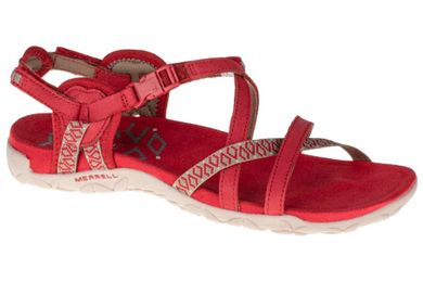 Sandały damskie, czerwone, Merrell W Terran Lattice II