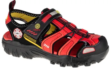 Sandały dziecięce, czerwono-czarne, Skechers Damager III Sandal