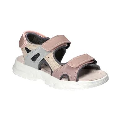 Sandały dziewczęce, beżowe, American Club