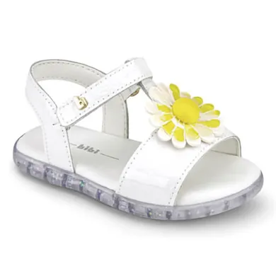 Sandały dziewczęce, białe, Bibi Shoes