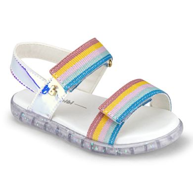 Sandały dziewczęce, białe, Bibi Shoes