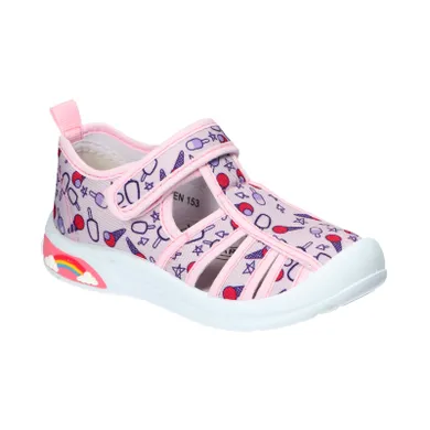 Sandały dziewczęce, różowe, American Club