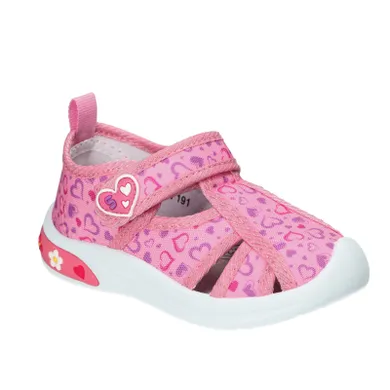 Sandały dziewczęce, różowe, American Club